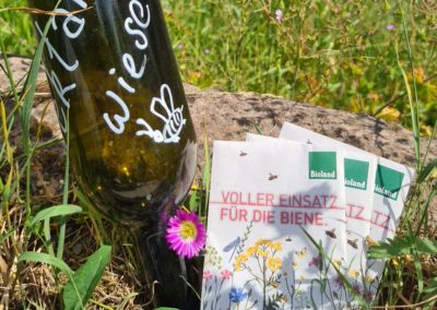A broschure about our engagement for bees, as a part of the resonance culture at the sustainable hotel SCHWARZWALD PANORAMA